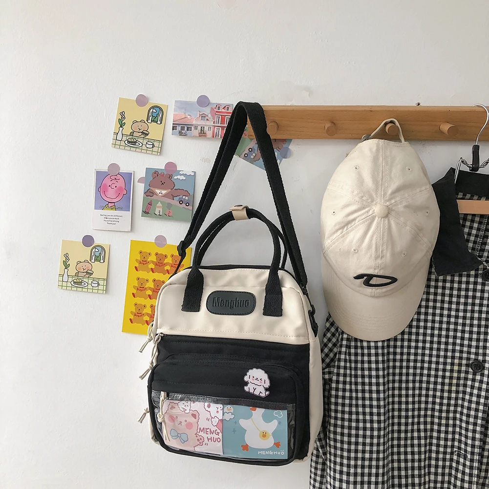 Cute Women Backpacks Waterproof Multi-Pocket Nylon School Backpack for Student Female Girls Kawaii Laptop Book Pack 4