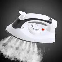 Mini Portable Foldable Electric Steam Iron for Clothes with 3 Gears Baseplate Handheld Flatiron Home Travelling Use 2