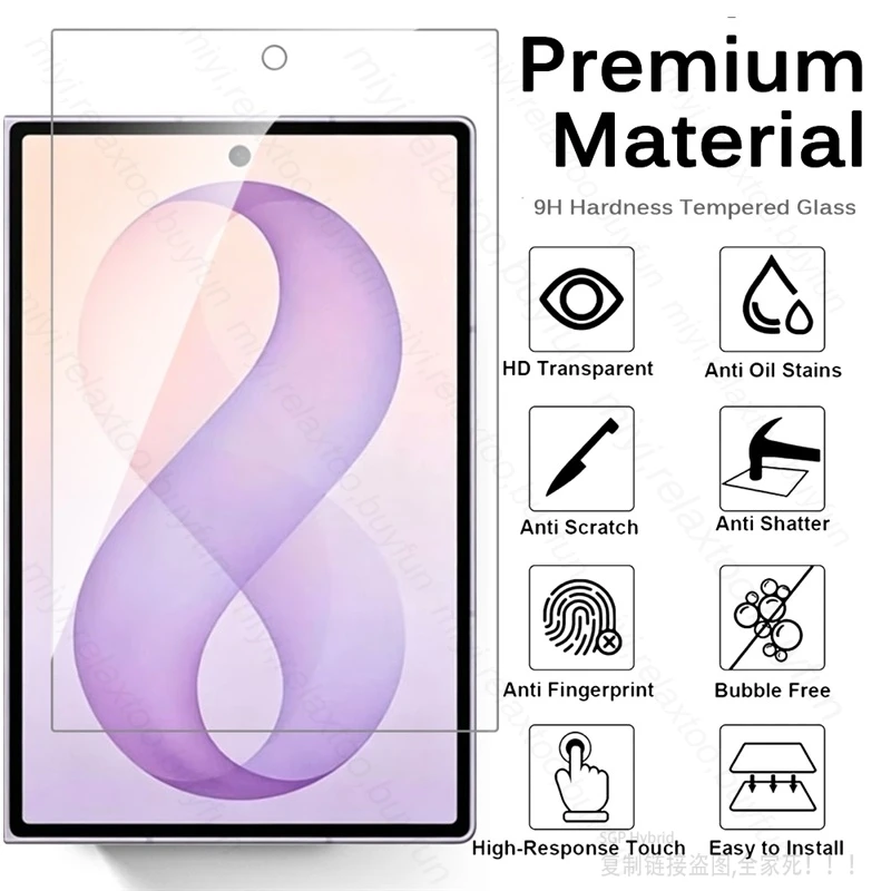 Clear 9H Protective Glass Screen Protector for Samsung Galaxy Z Fold 8 Outer Display