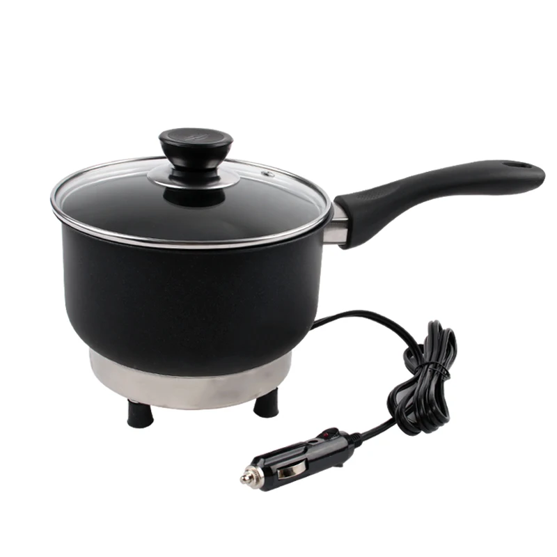 Multicooker Für Auto Lkw 12V 24V Elektrische Bratpfanne Kochen Pfanne Mini Reiskocher Suppe Eintopf Heizung reise Lebensmittel Kessel