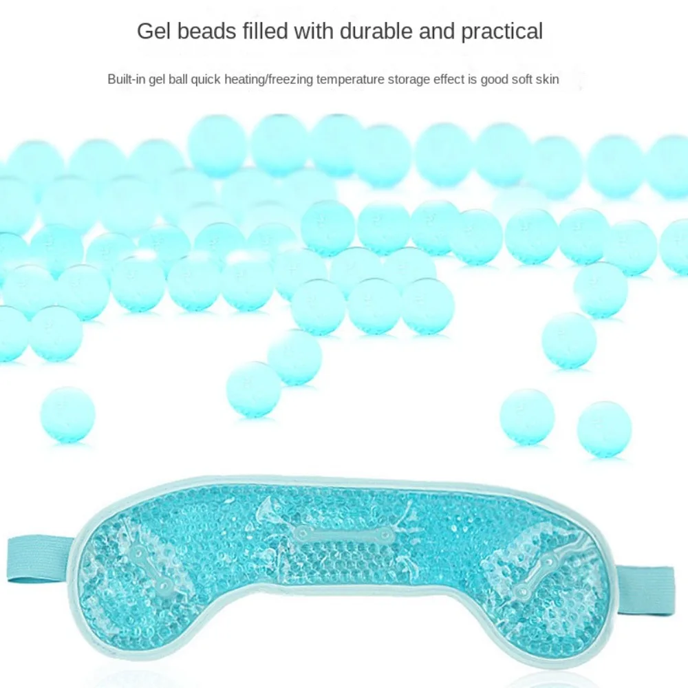 Hot or Cold Compress Head Gel Ice Pack Hot Therapy Gel Bead Migraine Ice Wrap Women Beauty Reusable Headache Ice Bag