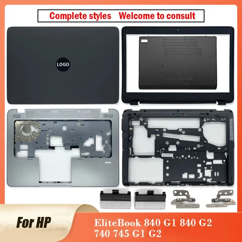 Nuovo Per Hp Elitebook 840 G1 840 G2 740 745 G1 G2 Laptop Lcd Cover Posteriore Lunetta Anteriore Palmrest Inferiore Case Cerniere 840 G1 G2 14 Pollici