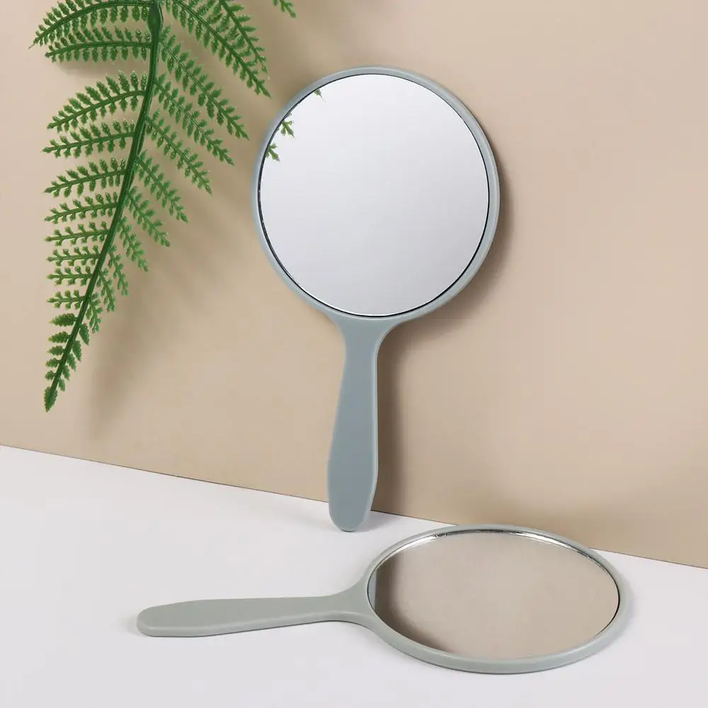 Charming Portable Handheld Makeup Mirror with Anti-Fall Design