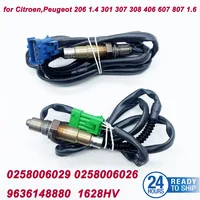 0258006029 0258006026 9636148880 1628HV Lambda O2 Oxygen Sensor For CITROEN PEUGEOT 206 301 307 308 406 607 807 1.6 VTi 1.8 2.0 1