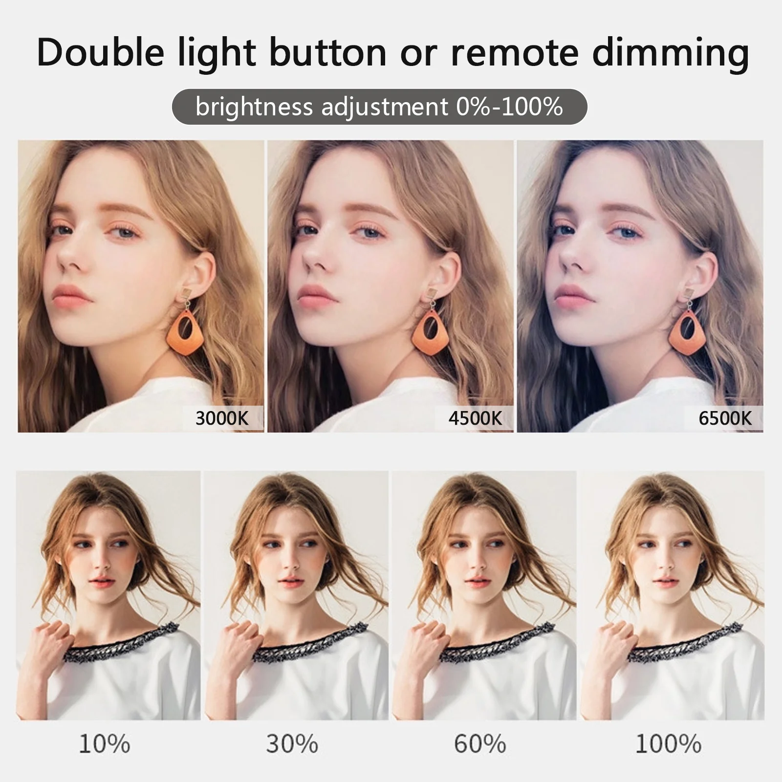 50W 3000k-6500k Bi-color LED Fill Lamp Video Light Panel Photography Lighting Live Stream Photo Studio Light with Tripod Stand