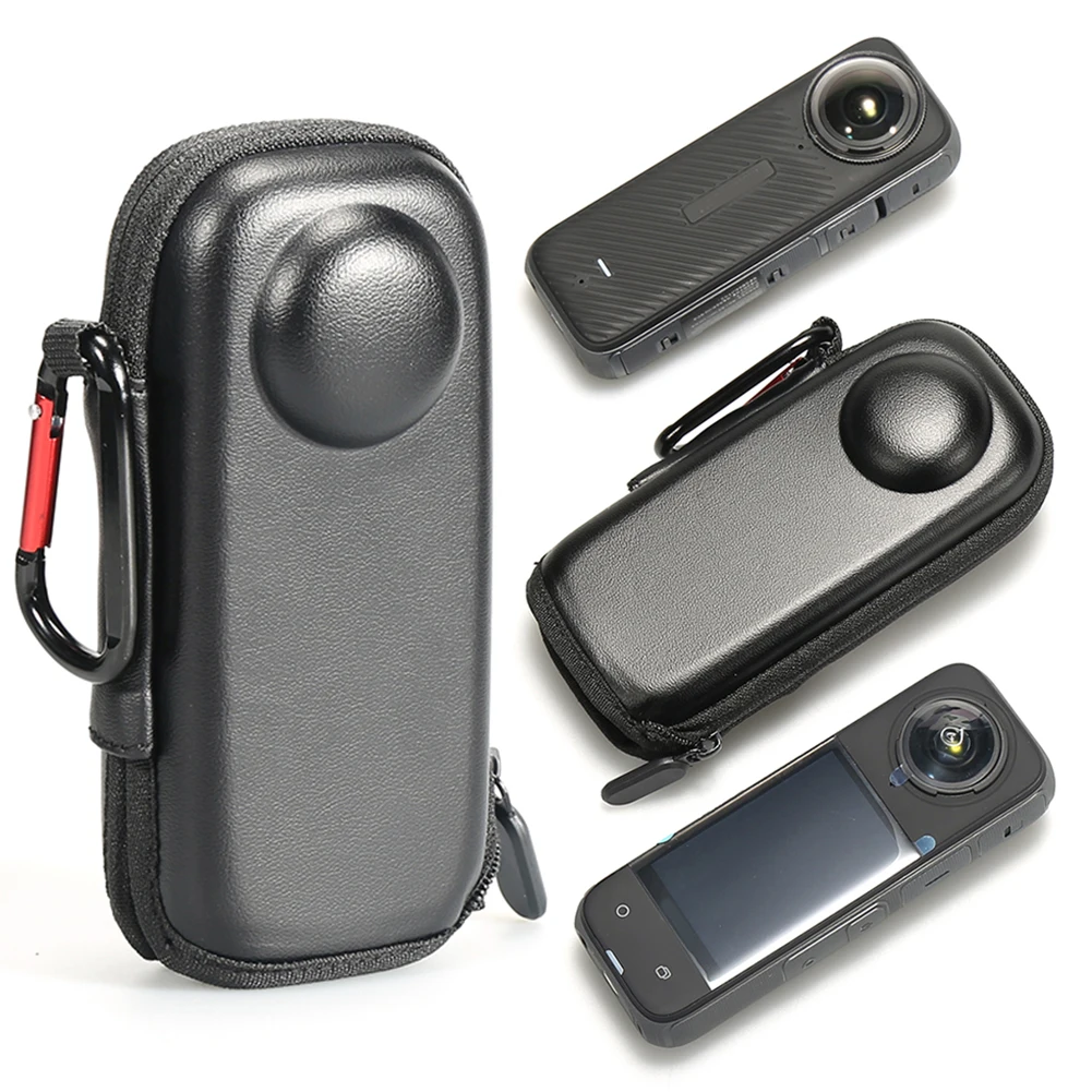 PU 휴대용 휴대 케이스, Insta360 X4 액세서리, 스크래치 방지 카메라 바디 보관 가방, 여행 보관 케이스, 보호 커버