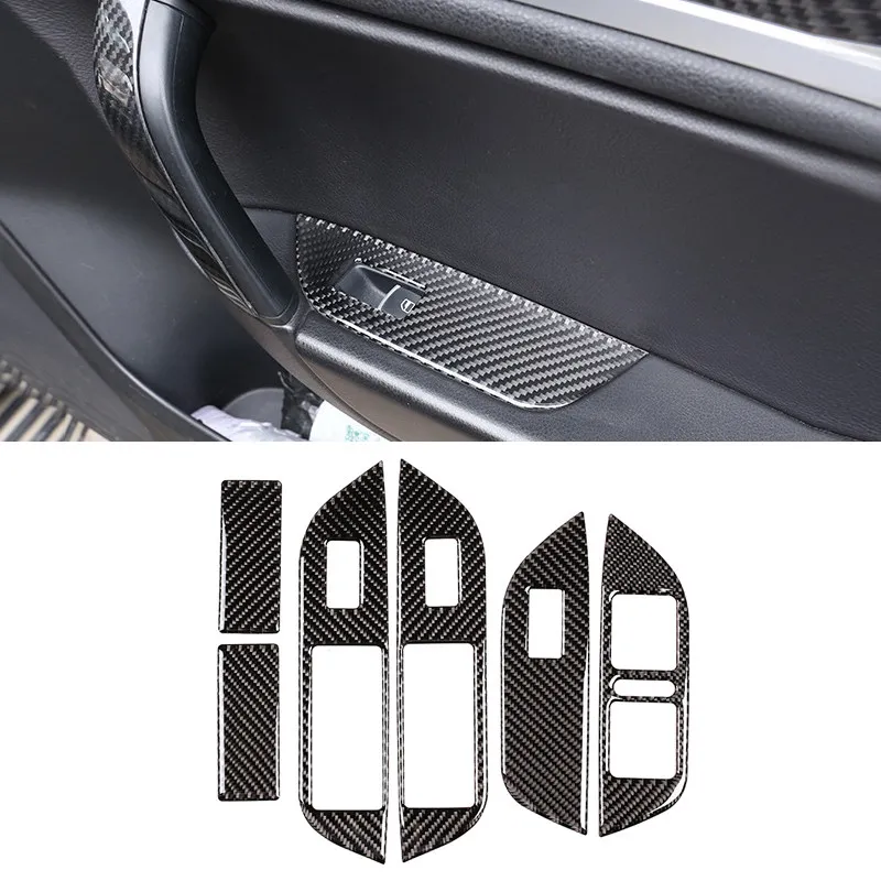

Для VW Touareg 2011 2012 2013 2014 2015 2016 2017 2018 из углеродного волокна, интерьер автомобиля, панель переключателя, кнопка, рамка, крышка, отделка