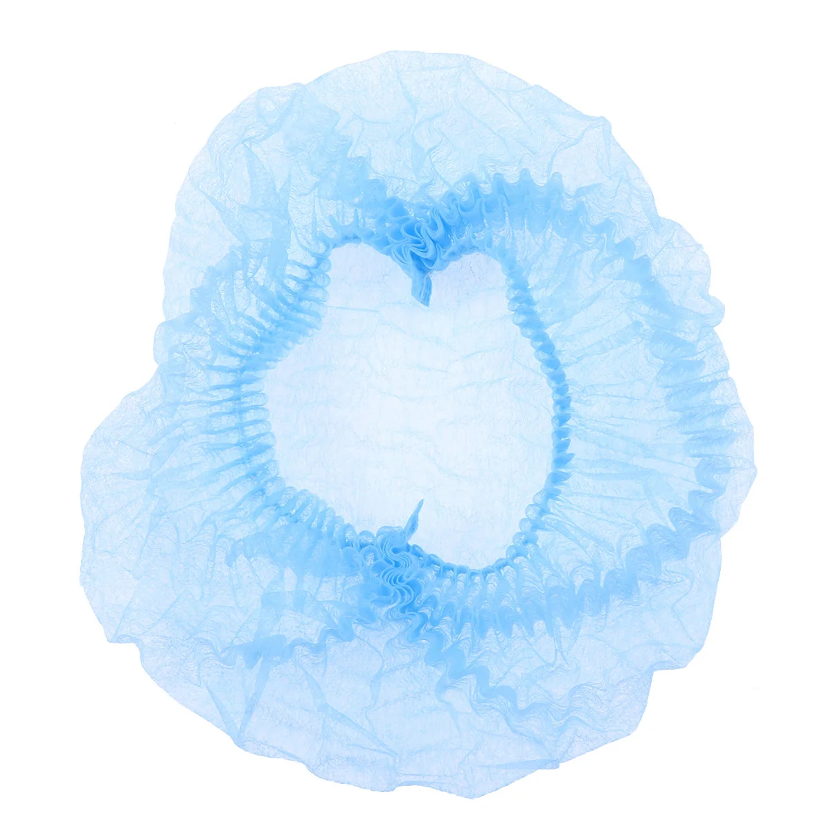 

100pcs Disposable Hair Non-woven Net for Medical Service Food Baking Makeup(Blue)