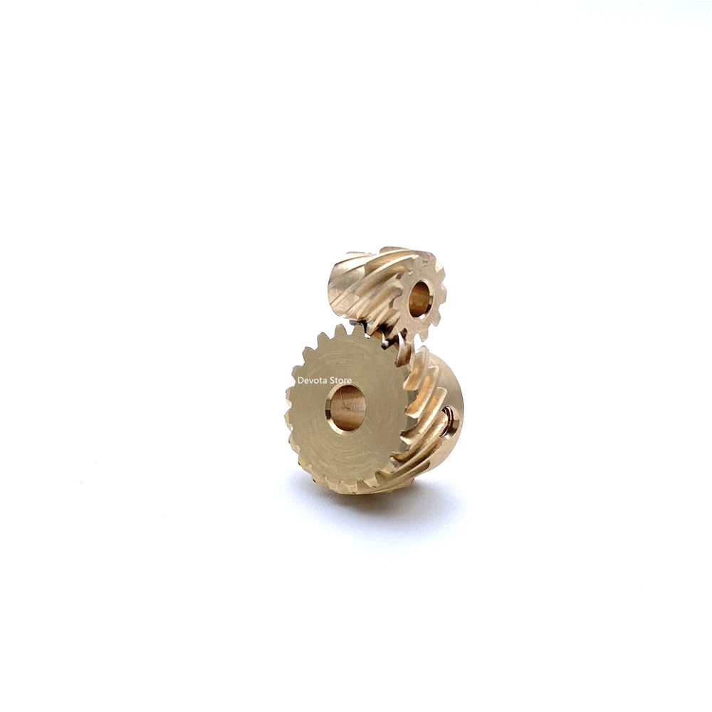 Precision 0.5M 10T-30T 45 Degree Left-Handed Helical Gear Staggered Angler Gear Set DIY GOOD Parts