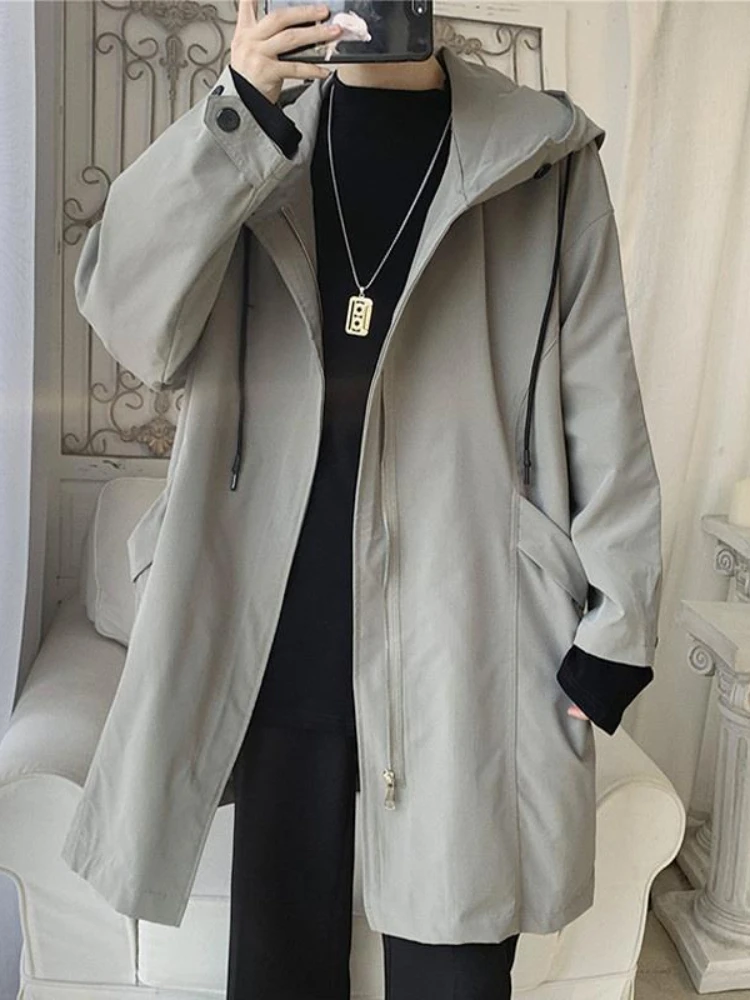 【HOODED OVER TRENCH COAT】 HOODED OVER TRENCH COAT】