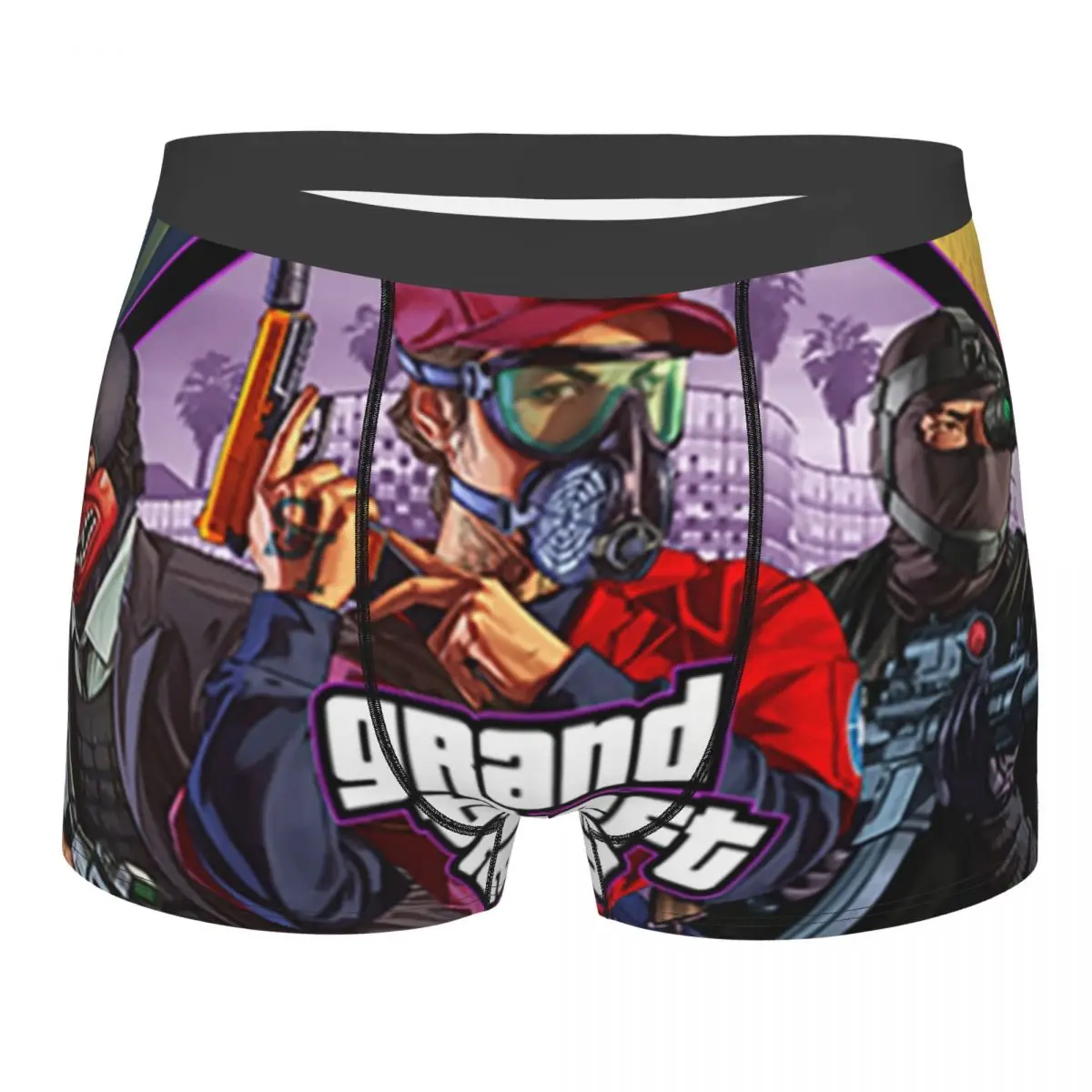 

GTA Online The Casino Heist Underwear Men Sexy Printed Custom Boxer Shorts Panties