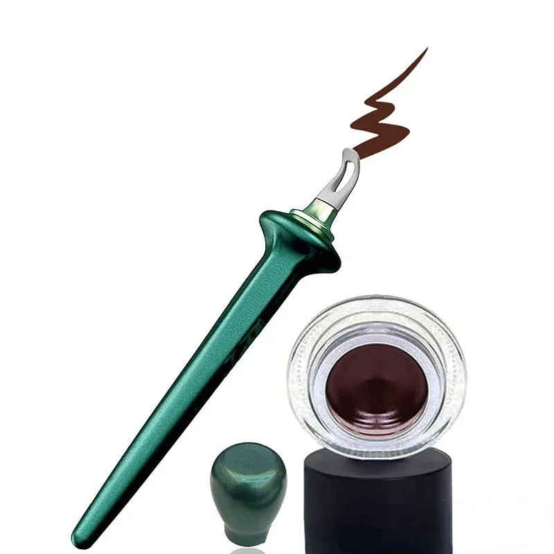 Silicone Eyeliner Guide Tool Hyper Easy No Skip Eye Makeup Styling Drawing Guide Gel Reusable Eyebrow Eyeshadow Brush Tool