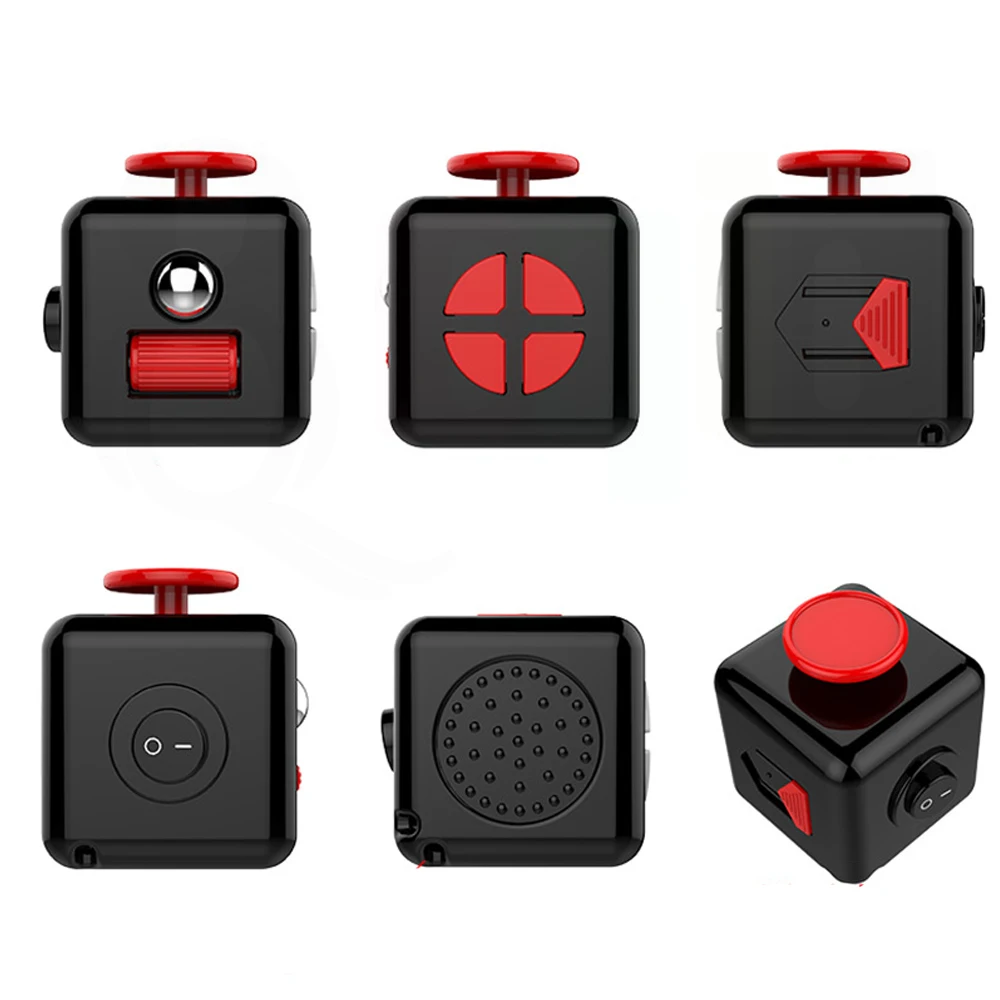 Stress Removal Finger Decompression Edc Clicker Figet Toy Fijet Adult Attention Concentration Deficit Cube ADHD Fidgeting Widget Fidget Toys Anti Stress Toys