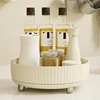 Multi-functional light luxury rotating seasoning rack kitchen living room table seasoning box supplies household artifacts 1