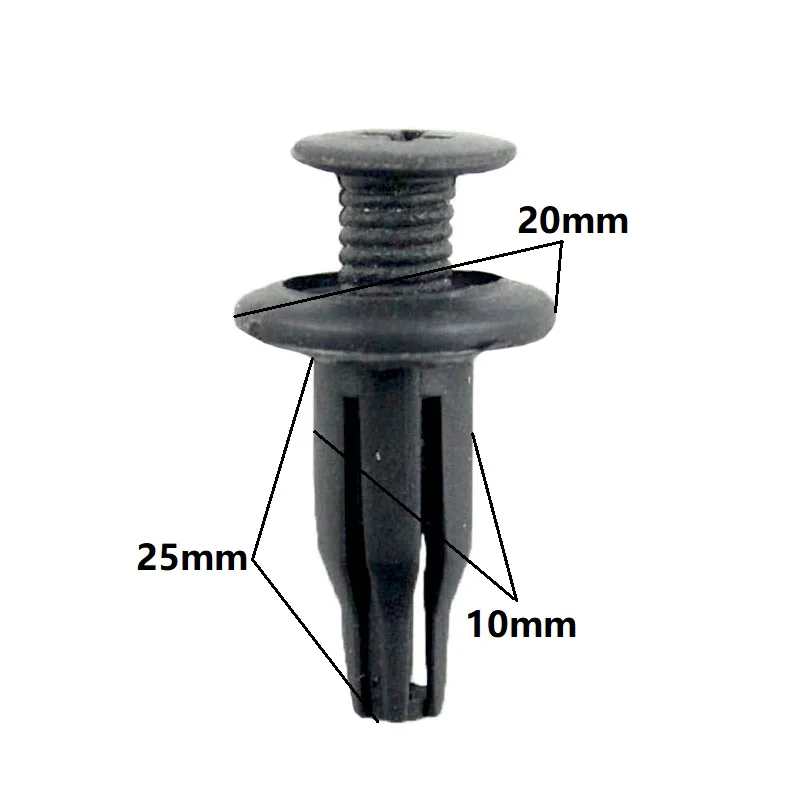 500x Auto Bumper Screw Type Fastener Retainer Clips For Toyota Car