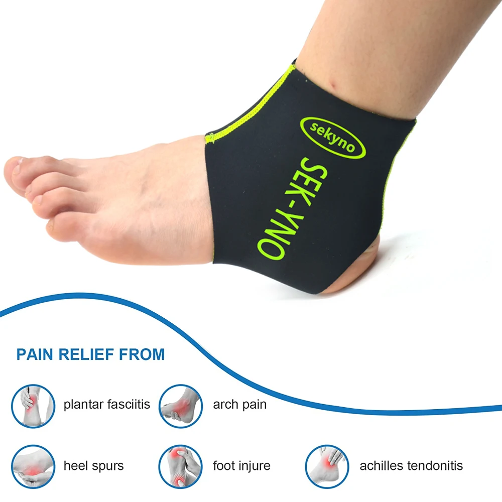 Ankle socks Ankle support Compression socks Ankle straps Fitness ankle straps Ankle support brace Ankle wrist cuffs 1Pcs Ankle Sleeve Support Brace Swell Reduce Stabilize Pain Relief Strains Joint Exercise Compress Socks Arch Foot Recovery