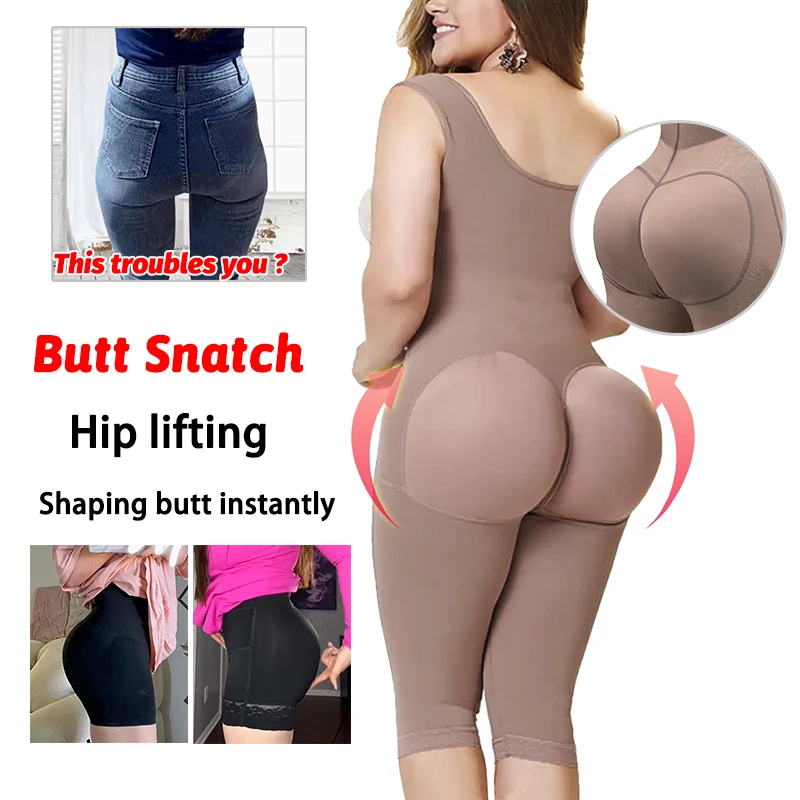 Colombian Shapewear Faja Colombian Shapewear Girdles Seamless Bodysuits Post Surgery Sculpting Body Shaper