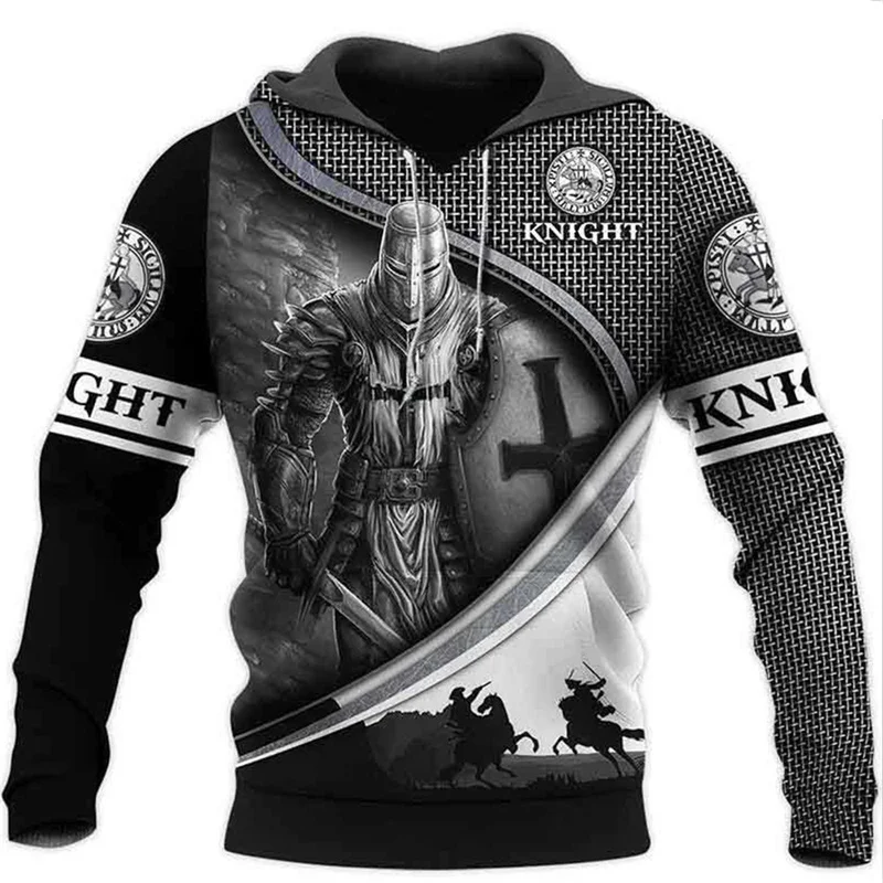 thumbnail image 1 of Sudadera con capucha estampada en 3D de la Orden de los Caballeros Templarios para hombre, sudadera con capucha con gráfico de la Orden de los Templarios pop, sudadera con capucha estilo hipster para, 1 of 5