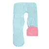 140/150CM Pregnant Maternity U-shaped Body Pillow Case Velvet Replacement Washable Cover Sleeping Support for Leg Pillow Cover 5