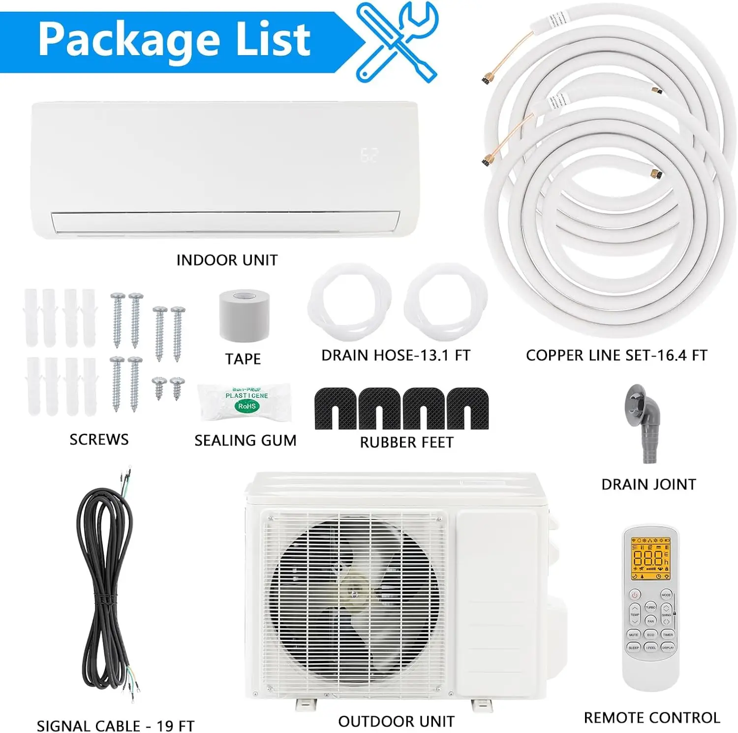 9,000 BTU Ductless Mini Split AC/Heating System, 115V / 19 SEER Split-System Wall Air Conditioner Pre-Charged Inverter Heat Pump 3 9,000 BTU Ductless Mini Split AC/Heating System, 115V / 19 SEER Split-System Wall Air Conditioner Pre-Charged Inverter Heat Pump 3