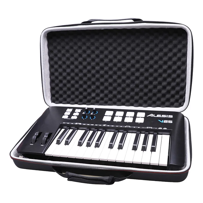 Custodia Rigida Ltgem Eva Per Alesis V25 Mkii Usb Midi Keyboard Controller Borsa Protettiva Da Viaggio Per Il Trasporto