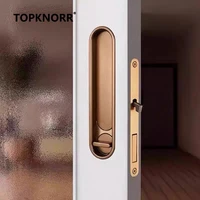 ล่าสุดกระเป๋าประตูเลื่อนประตูล็อคห้องเลื่อนประตูสําหรับภายในล็อคอุปกรณ์ห้องน้ําสไลด์ฮาร์ดแวร์ที่มองไม่เห็น ENTRY Hook 5