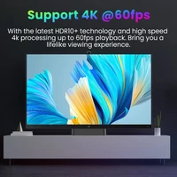 Android13 Телевизионный ящик 4K Allwinner H313 BT5.0 Google воспроизводит YouTube Tiktok HDR10 2G16G Двойной 2,4 / 5 ГБ WiFi Потоковая приставка Q1 — изображение 3