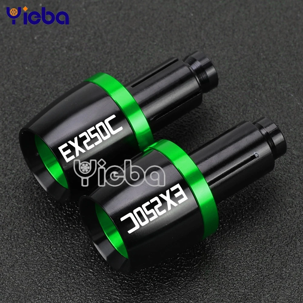 

7/8" 22mm Motorcycle Handlebar Handle Bar Grips Cap Ends FOR KAWASAKI EX 250C EX250C EX 250 C 1983 1984 1985 ALL YEARS Accessory