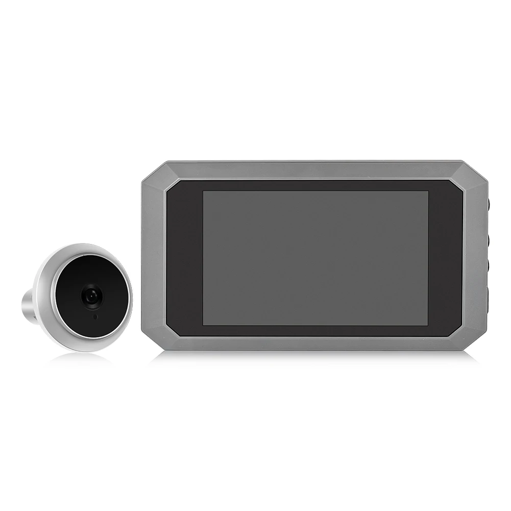 Digital Magic Eye Electronic Viewfinder Night Vision Door Peephole Camera 3.97in LCD Screen 1400mAh Build-in Lithium Battery