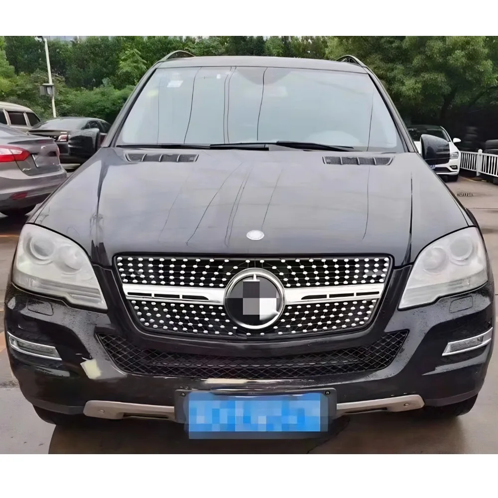 메르세데스-벤츠 ML 클래스 W164 용 전면 흡기 그릴 레이싱 그릴 2005-2008 2009-2011 ML320 ML300 ML400 ML500 ABS TuningKIT