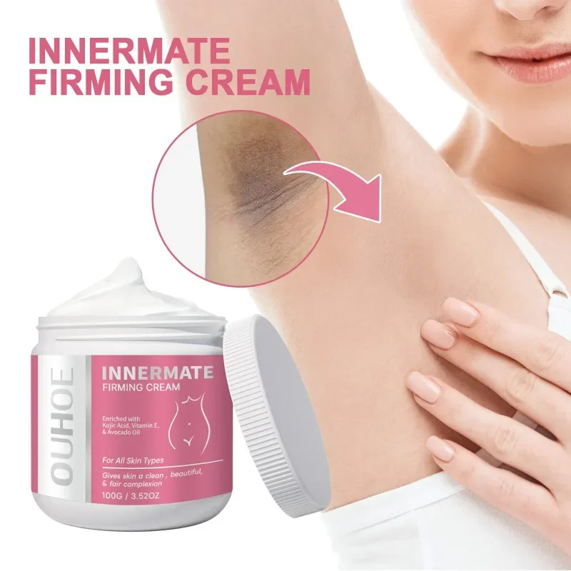 Body Whitening Cream Lighten Thigh Inner Joint Dark Melanin Remove Underarm Knee Elbow Bleach Private Parts Brighten