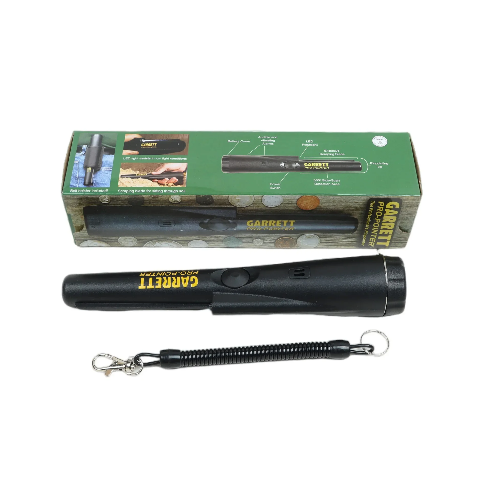 Metal Detector High-precision Hand-held Positioning Rod Outdoor Detector Waterproof Underground Treasure Hunter for Search Coins metal detector