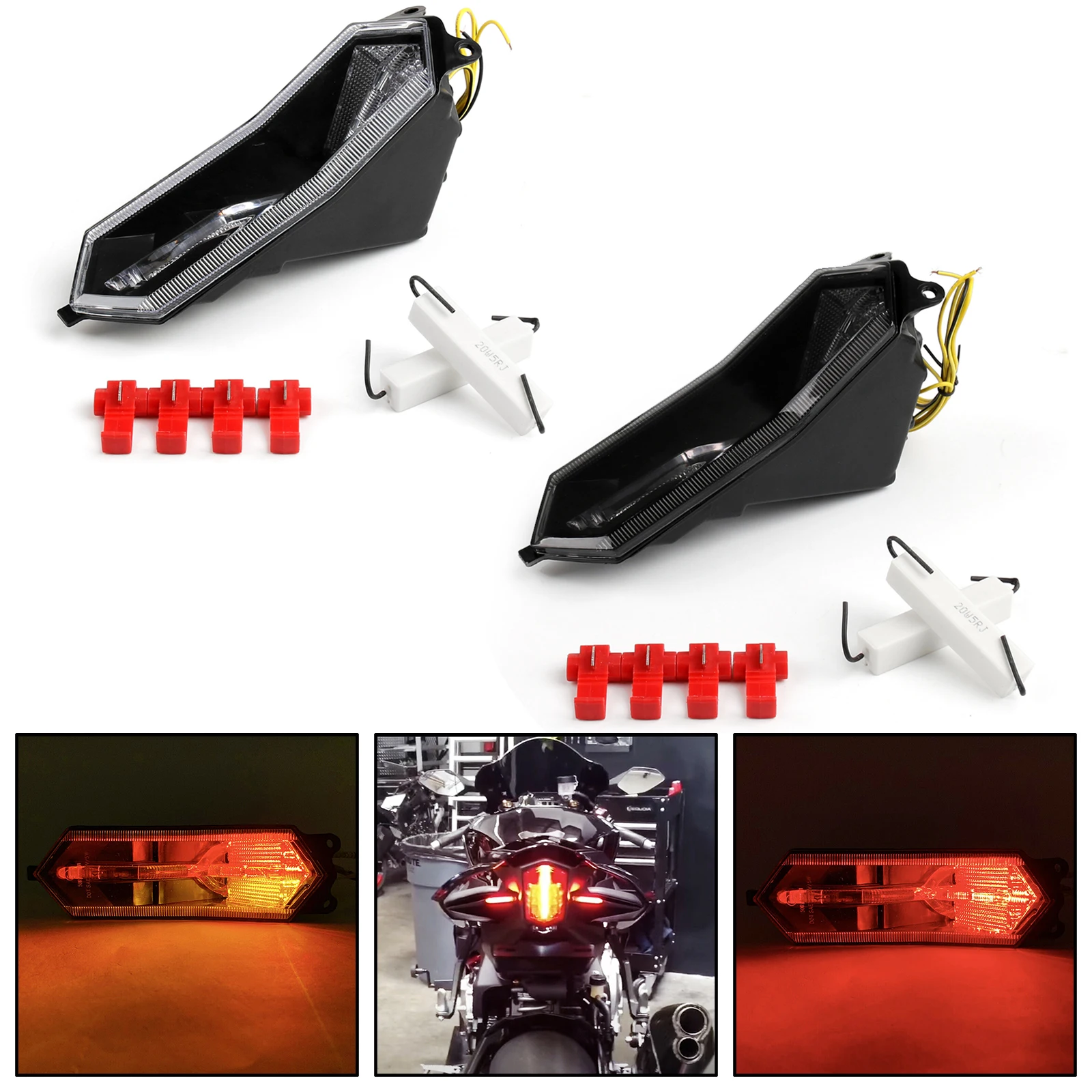 

Artudatech Tail light Integrated Turn Signals For Yamaha YZF R6 R1 R1S R7 2015-2022 Motorcycle Accessories