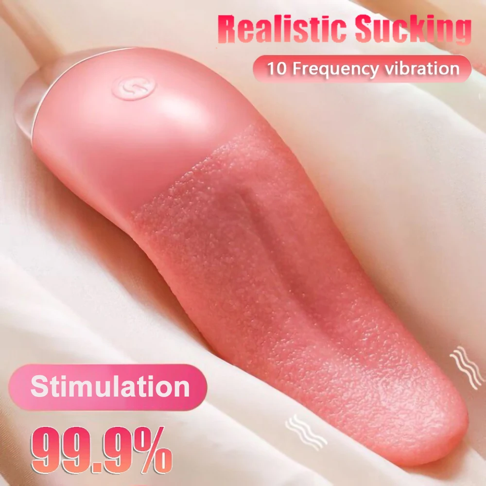 Tongue Licking Cliroris Sucker Powerful Vibrator For Women Clitoral Stimulator Sex Toys for Couples Sexy Rechargeable vibrator sex toys