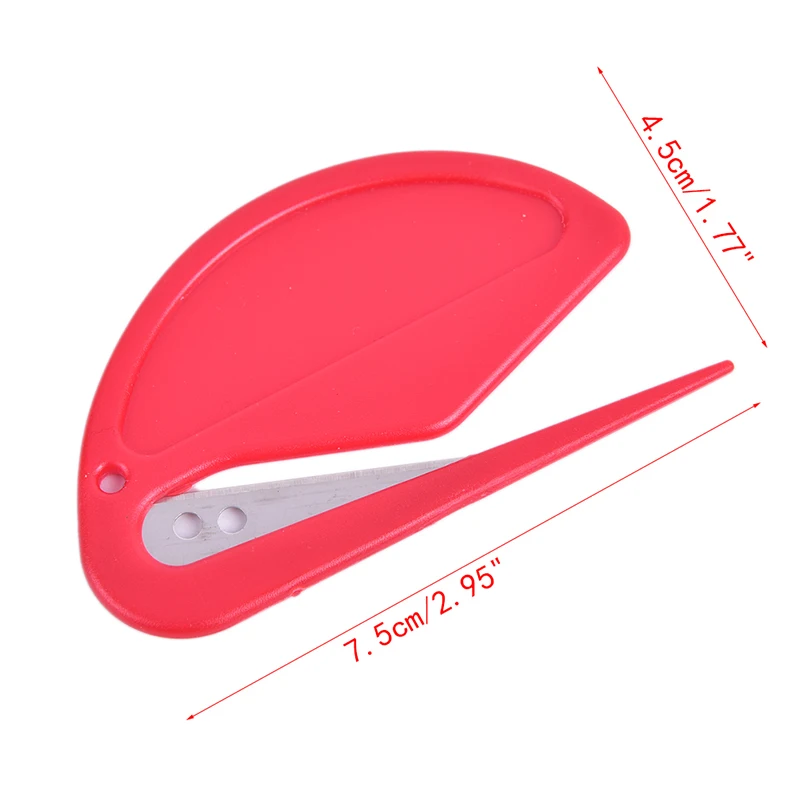Mini Plastic Letter Openers Sharp Mail Envelope Opener Safety Papers Cutter 2pcs/set mail opener paper cutter