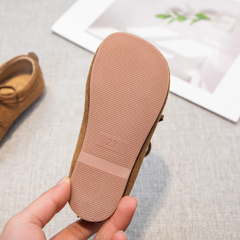 Girls birken shoes spring fall 2-16 years old lightweight soft children's leather leather shoes girls shoes