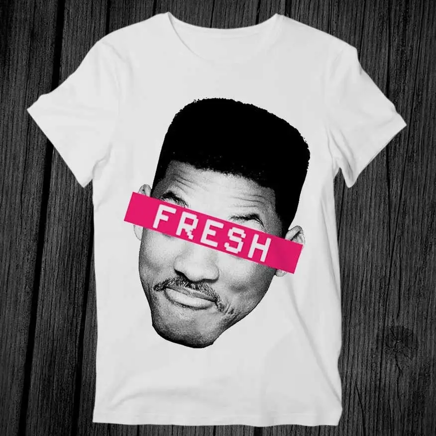 Футболка Fresh Prince Of Bel Air, модный топ для взрослых в стиле ретро, G289