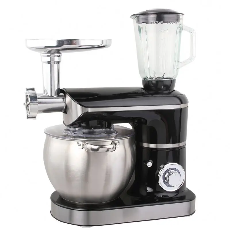 Household Low Noise Batidora 8.5L Multifunctional 5 in 1 Stand Food Dough Cake Mixer With Juicer Blender, Meat Grinder bsrttool 1pc 35mm diamond core drill bit with 5 8 11 thread angle grinder for diamond ceramic tile granite marble