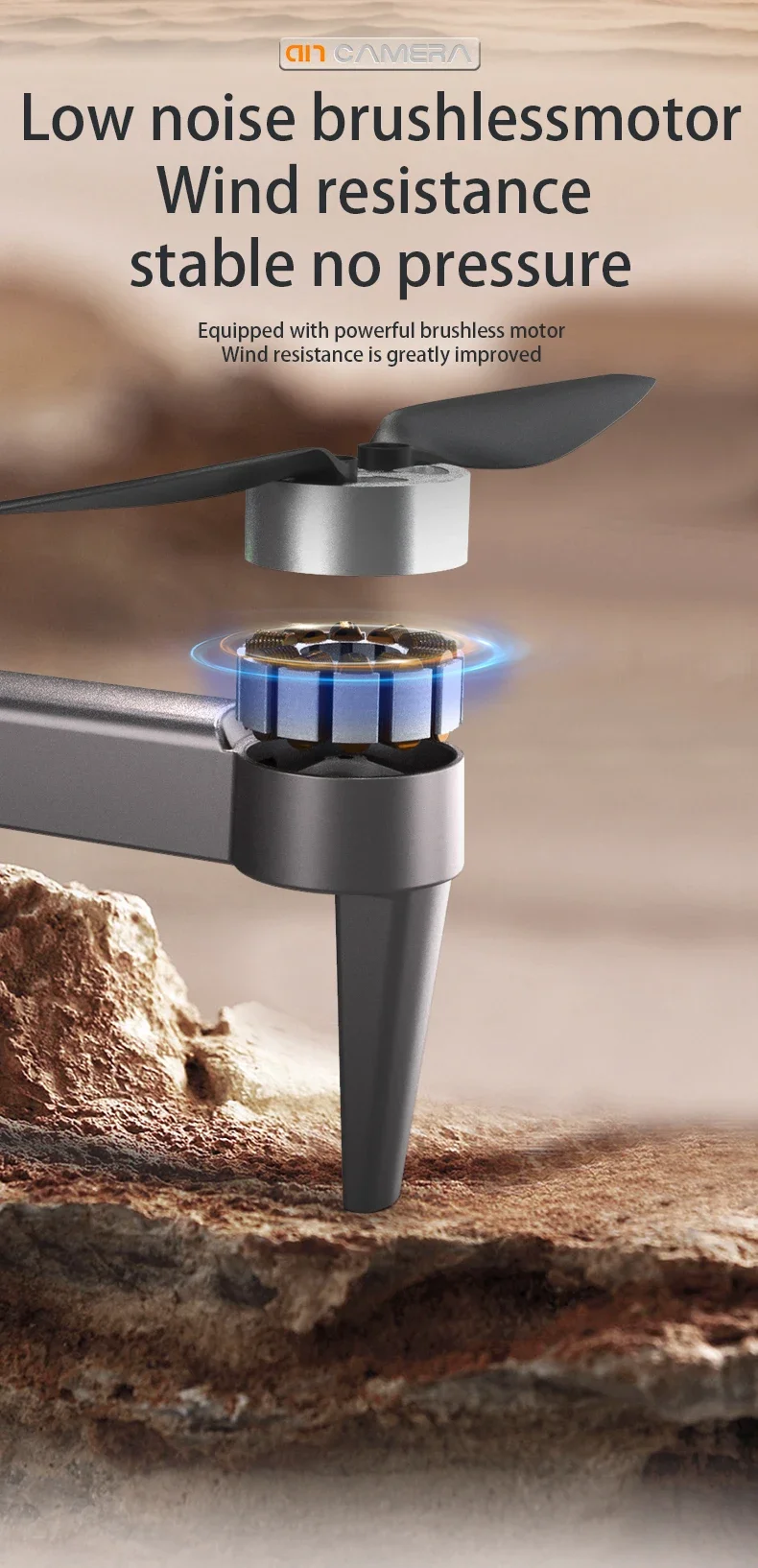 Dron sin escobillas de alta definición para fotografía aérea, cuadricóptero plegable para evitar obstáculos, avión de control remoto, juguete para niño