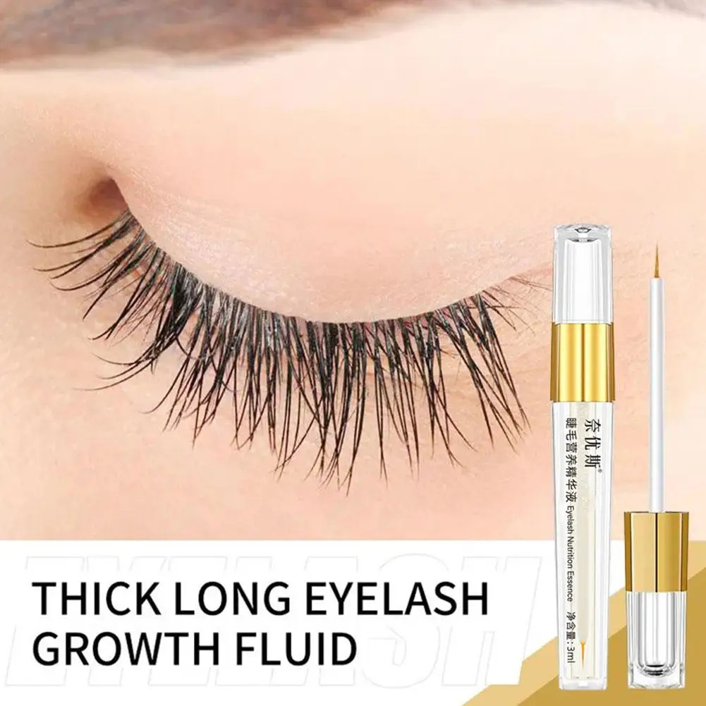 3ml Fast Eyelash Growth Liquid Enhance Natural Eyelashes Growth Mascara Serum Eyelash New Lengthening Thicker Transparen Ey D7d6