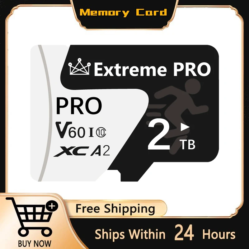 Originale 2Tb Micro Card Class10 Ad Alta Velocità 1Tb Micro Tf Sd Memory Card Cellulare Computer Fotocamera Flash Memory Card 128Gb