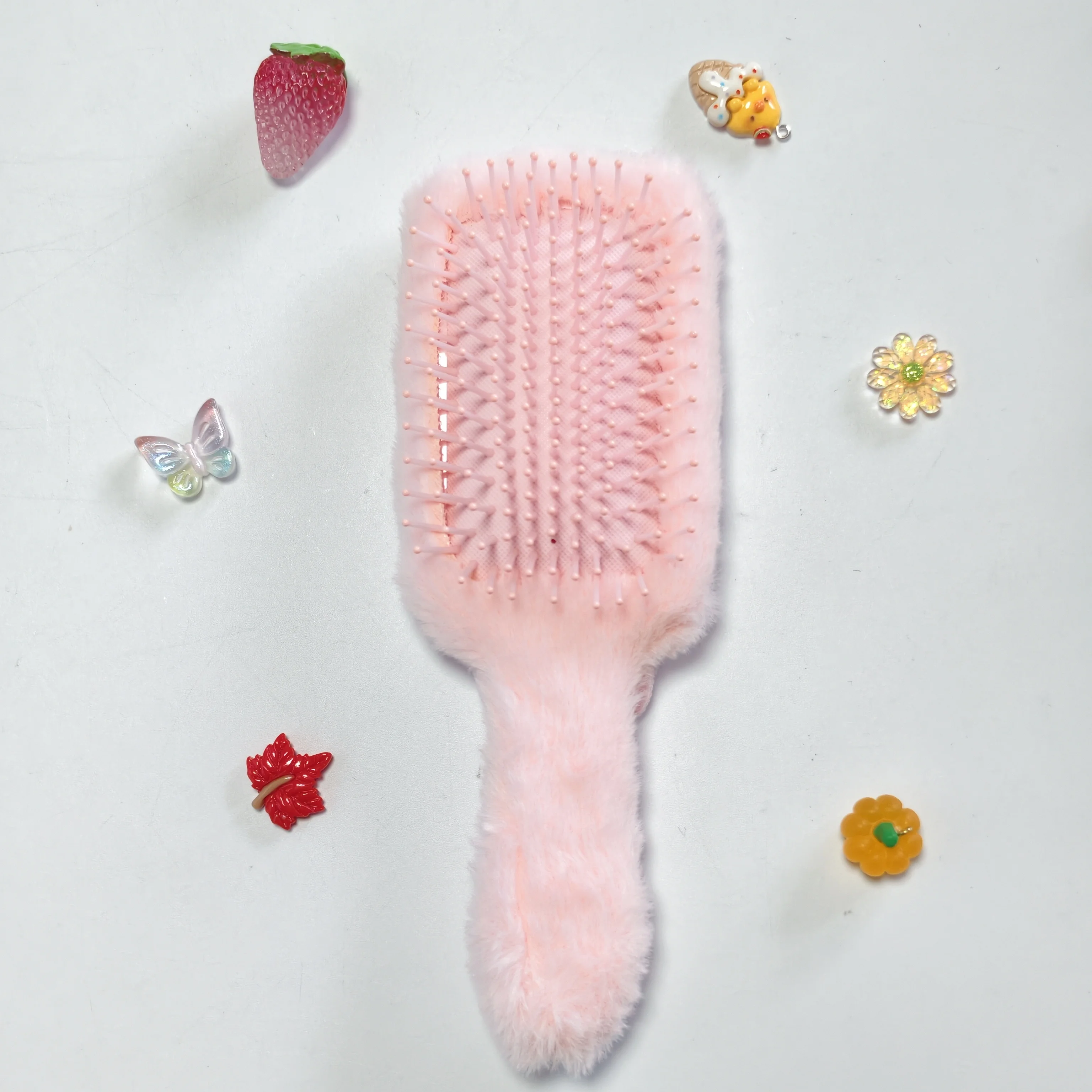 귀여운 곰돌이 에어쿠션 빗 두피 마사지 헤어 브러쉬 정전기 방지 부드러운 엉킴 방지 헤어 브러쉬 여성용 소녀용 가정용 살롱용