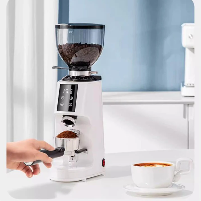 2024 New Arrival Comercial Electric Coffee Grinder Machine 64mm Blade Coffee Grinder Machine 220V Coffee Grinder Machine 4