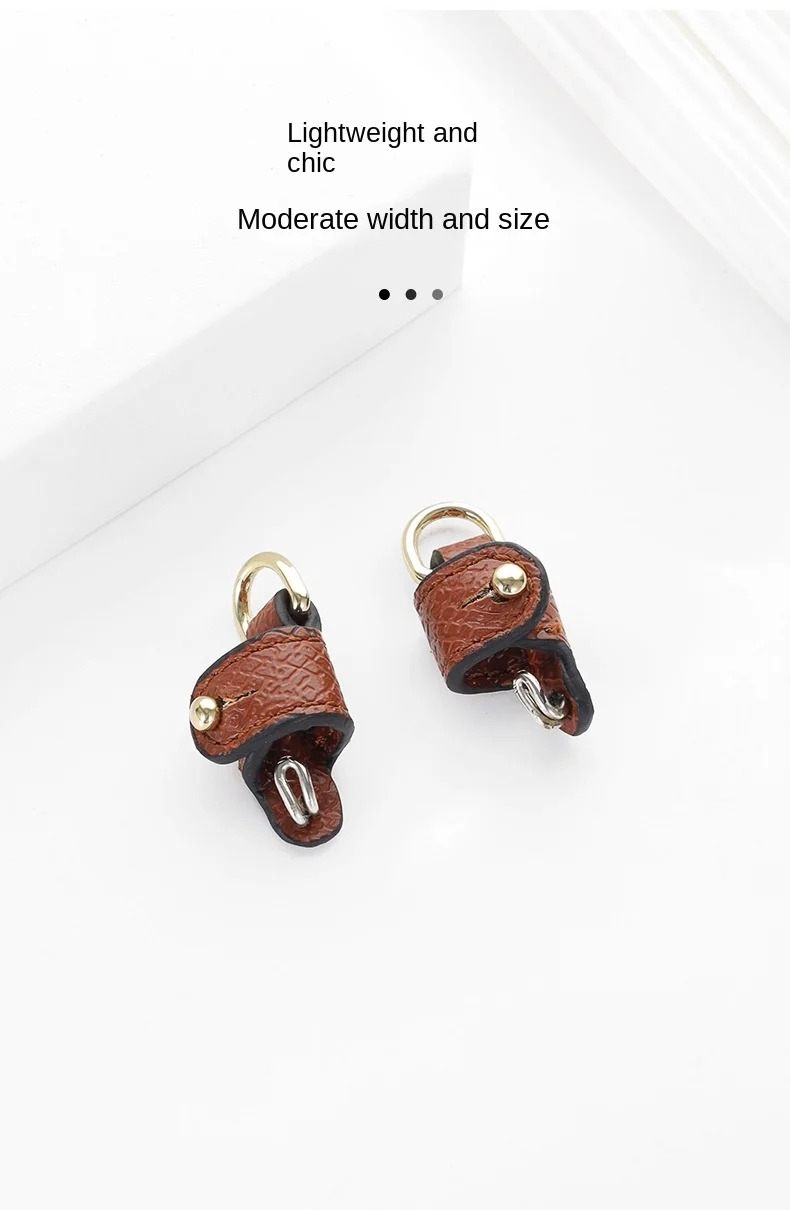Genuine Leather Shoulder Strap for LONGCHAMP Mini Bag Adjustable Bag Straps Free Punching Modification Bag Belt Accessories