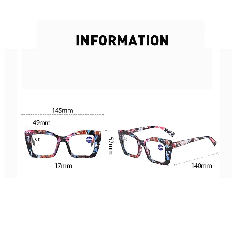 Large Frame Anti Blue Light Fashion Glasses - Ultra Light Unisex Eyewear