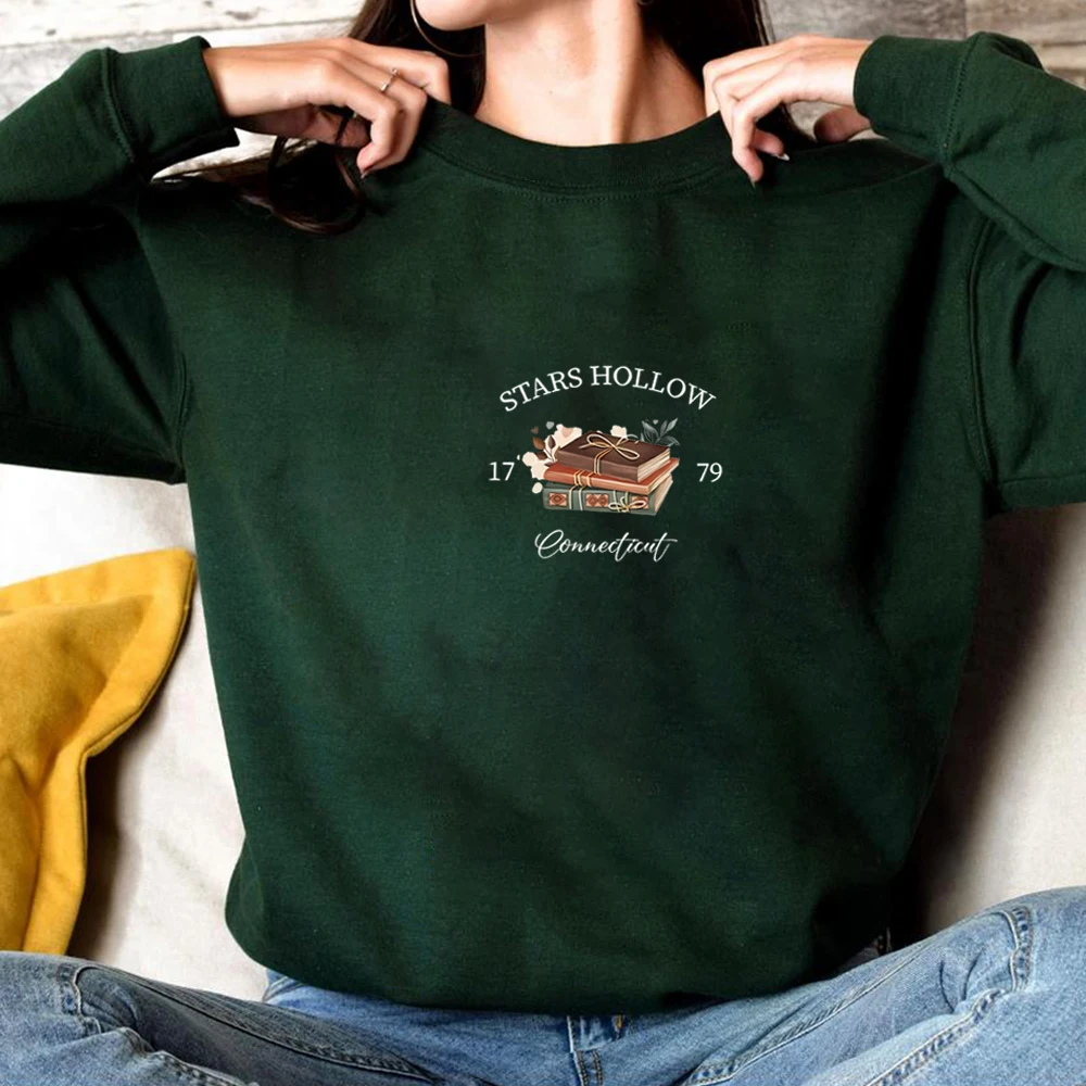 

Retro Stars Hollow Sweatshirt 1779 Hoodie Gilmore Girls Shirt Fall Vibes Sweater Unisex Autumn Shirts Luke's Diner Sweatshirt