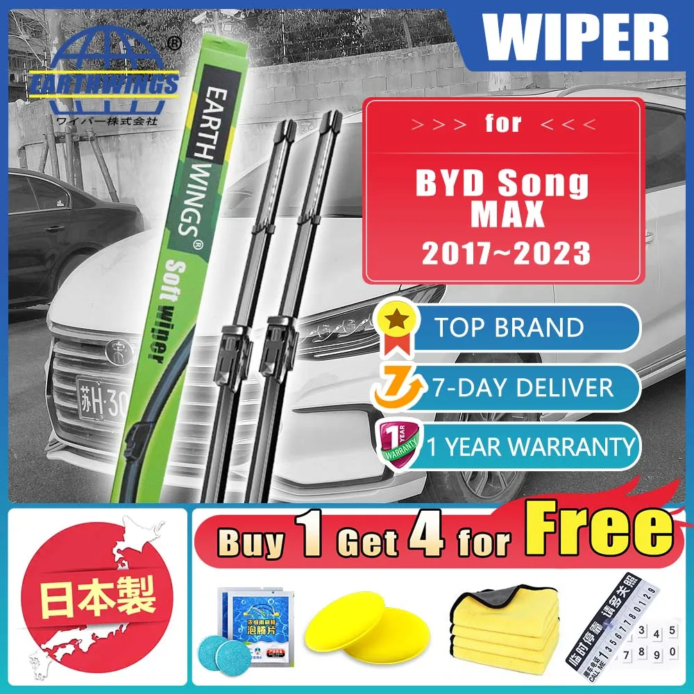 For BYD Song MAX 20172023 2020 2021 Car Front Rear Wiper Blades