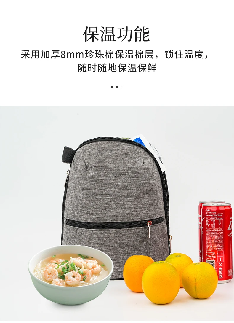 Mega Walker Mädchen-Lunchbag für Frauen 5,2L Lebensmittel-Tragetasche Aluminiumfolie Tragbare Thermokühltasche – Detail 4