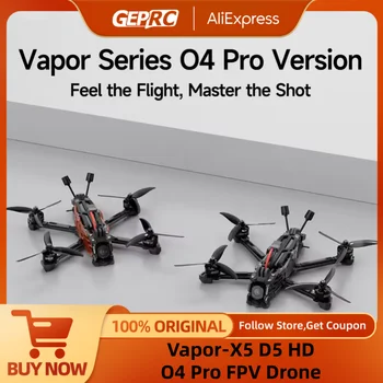 GEPRC Vapor X5/D5 HD O4 Pro FPV Drone Freestyle con Unità Aerea O4 VTX, Registrazione 4K120fps, Motore 2207E 1960KV, Quadricottero RC