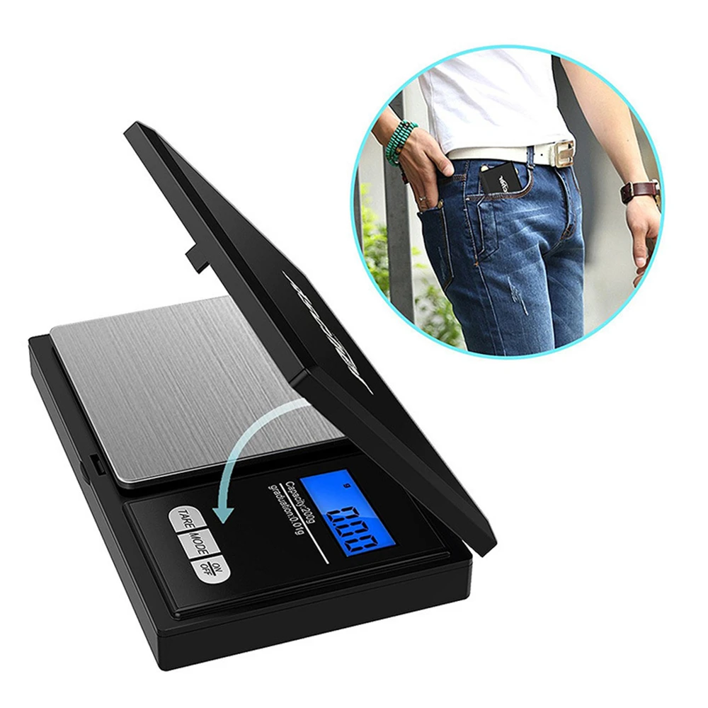 High-Precision Digital Kitchen and Jewelry Scale with LCD Display